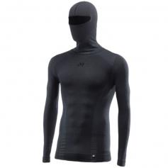 Hooded thermal T-shirt SIXS TS2 DB | 4-season technical garment