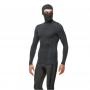 Hooded thermal T-shirt SIXS TS2 DB | 4-season technical garment