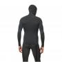 Hooded thermal T-shirt SIXS TS2 DB | 4-season technical garment