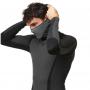 Hooded thermal T-shirt SIXS TS2 DB | 4-season technical garment