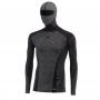 Hooded thermal T-shirt SIXS TS2 DB | 4-season technical garment
