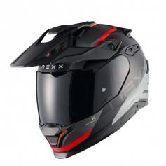 Casco Y.TRAVL NEXX de aventura con visor solar y ventilación avanzada