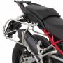 Cutout pannier rack + Xplorer panniers Ducati Multistrada V4