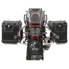 Cutout pannier rack with Xplorer panniers for Yamaha Ténéré 700 (2025)