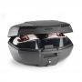 Motorcycle Trunk GIVI E46 Riviera Black Edition 46L - Monokey Satin Black
