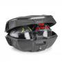 Motorcycle Top Case GIVI V49N Air 49L - Monokey with Red Reflectors