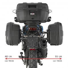 Side case holder PL ONE-FIT for Givi MONOKEY® cases - Ø18 mm | QJ Motor Accessories