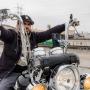 PRO Quad Lock® Chrome Handlebar Mount for Motorcycles