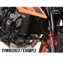 Orange engine protection bar for KTM 990 Duke / R (2024-)