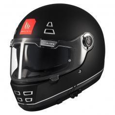 MT Jarama SV Monocolor – Casco Integral Retro ECE 22.06