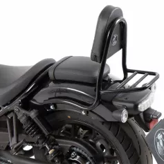 Backrest Honda Rebel 1100 DCT SE 2025 with tubular luggage rack Black