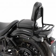 Backrest Honda Rebel 1100 DCT SE 2025 with tubular luggage rack Black