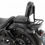 Backrest Honda Rebel 1100 DCT SE 2025 with tubular luggage rack Black