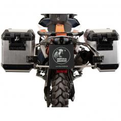 Cutout luggage rack with Xplorer panniers for KTM 890 Adventure / R / Rally (2023)