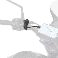 GIVI S120 — Toma eléctrica USB + USB-C para manillar moto