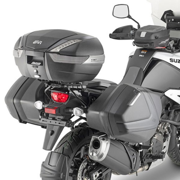 Soporte lateral Givi V35 V37 MONOKEY SIDE para Suzuki V-Strom 1050