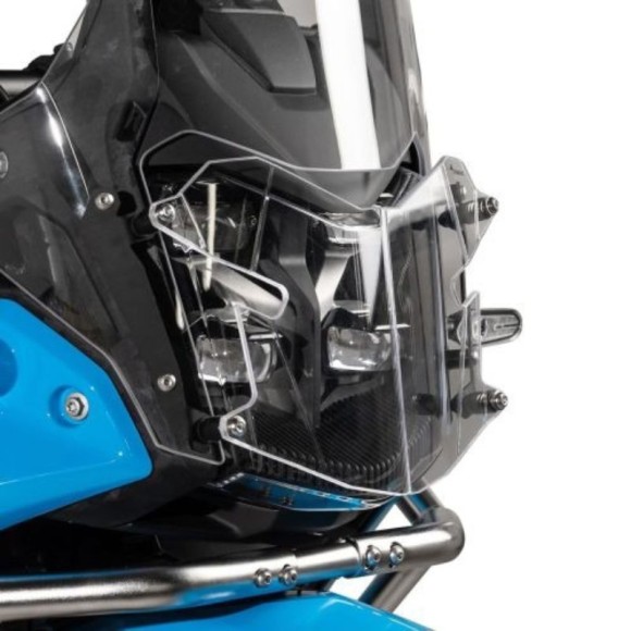 Protector de faro Makrolon, con cierre de liberación rápida para Yamaha Ténéré 700 (2025-)