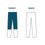 Leggings cortavientos SIXS | Transpirables y térmicos para deporte