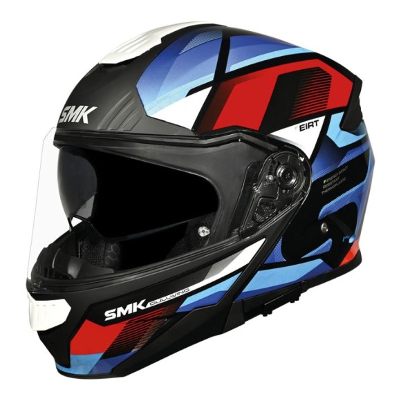 Casco modular SMK GULLWING VENTURE Decorado Brillo – homologación P/J & visor solar