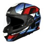 Casco modular SMK GULLWING VENTURE Decorado Brillo – homologación P/J & visor solar