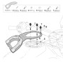 Click System Moto Guzzi V85 TT | Fijación bolsa depósito SHAD