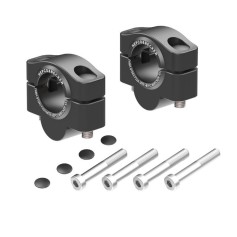 Elevadores de manillar para Honda NX 500 (2024 - ), 20 mm de alto. Hepco-Becker