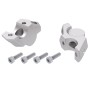 Elevadores de manillar BMW F 900 GS 30 mm + 25 mm | Plata | ABE y TÜV