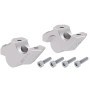 Elevadores de manillar BMW F 900 GS 30 mm + 25 mm | Plata | ABE y TÜV