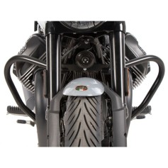 Barras de protección del motor negra para Moto Guzzi V7 Stone (2025-)