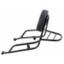 Respaldo con portaequipajes trasero negro Hepco-Becker para Moto Guzzi V7 Stone (2025-)
