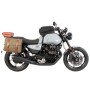 Portaequipajes trasero de tubo negro para Moto Guzzi V7 Stone (2025-)