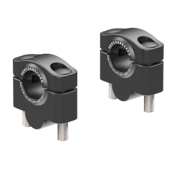 copy of Elevadores de manillar 25 mm plata Hepco & Becker para Honda CRF 300 Rally (2021-)