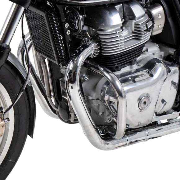 Protector de motor cromado para Royal Enfield Interceptor (2018-)/ Continental 650 / GT 650 (2029-) de Hepco&Becker
