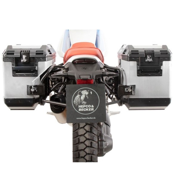 Sistema de Maletas Xplorer recortado en plata para BMW R 12 G/S (2025-)