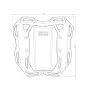 Portaequipajes trasero Smartrack negro para HONDA CB 750 HORNET (2023-25) de Hepco&Becker