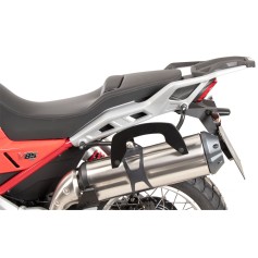 Portaequipajes lateral C-Bow negro para Moto Guzzi V85 TT / Strada / Travel (2024-2026)