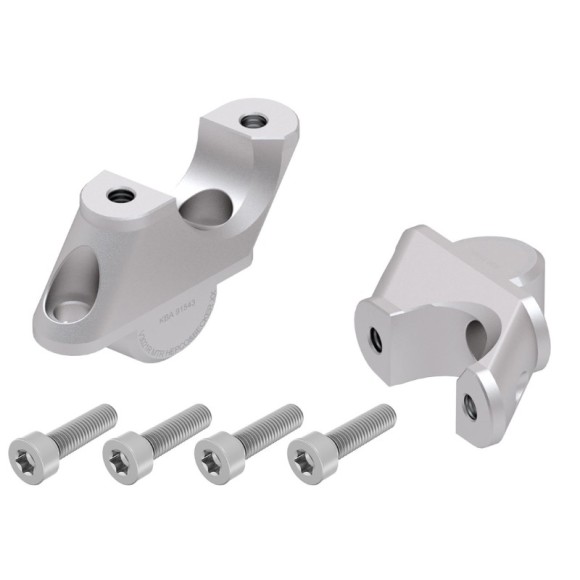 Elevadores de manillar 30 mm BMW R 1250 R 2019-2025 | Hepco & Becker