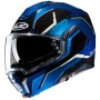 Casco Modular HJC i100 Lorix Azul Policarbonato con Visor Solar