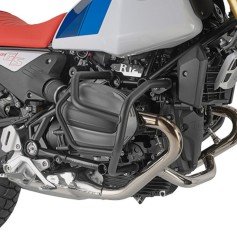 Defensas de motor negras para BMW R 12 G/S (2025) | Tubulares 25 mm