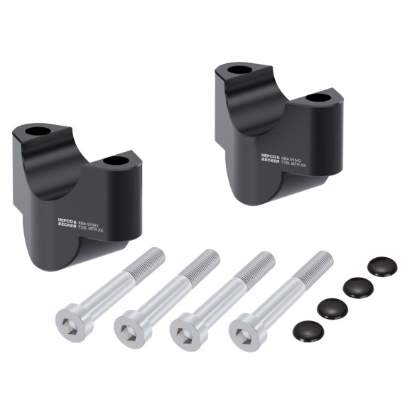 Elevadores de manillar 30 mm / 21 mm KTM 1290 Super Duke GT 2016-2024 – Hepco & Becker