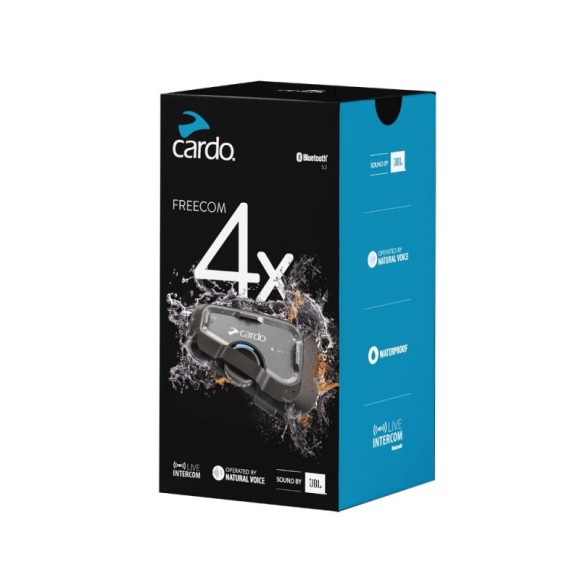 Intercomunicador Moto Cardo Freecom 4x Bluetooth 5.2 JBL