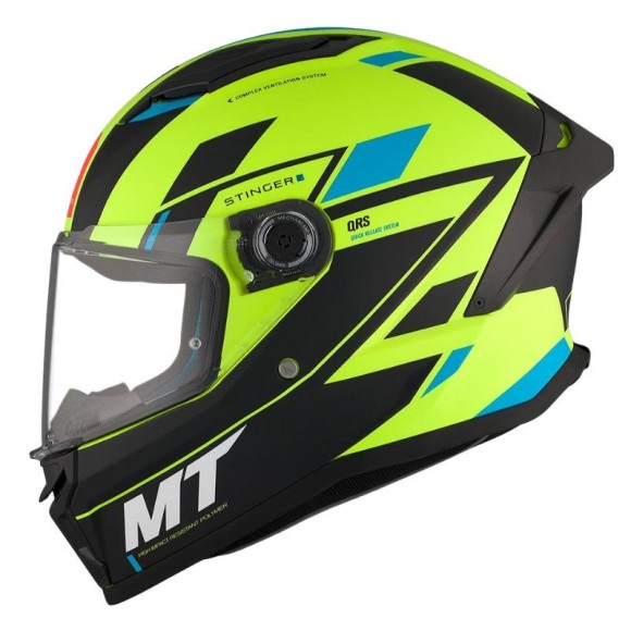 Casco Integral MT Stinger 2 Zivze ECE 22.06 | Casco Moto Integral