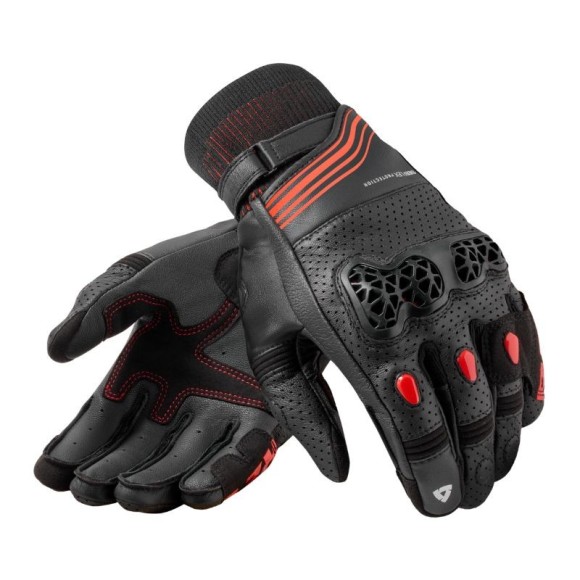 Guantes Moto Rev'it Positron Verano | Cuero Ventilado Deportivo