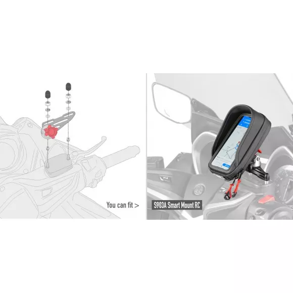 Kit tornillería especifíco - 01VKIT - para soporte universal Smartphone S903A de Givi