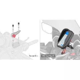 Kit tornillería especifíco - 02VKIT - para soporte universal Smartphone S903A de Givi