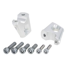 Elevadores manillar BMW R nineT 2014-2016 25mm plata
