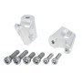 Elevadores manillar BMW R nineT 2014-2016 25mm plata