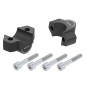 Elevadores manillar Yamaha XSR 900 20mm negro Hepco Becker