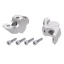 Elevadores manillar BMW F900R 30mm plata con retroceso Hepco Becker