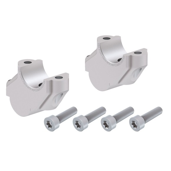 Elevadores manillar BMW F800GS Adventure 30mm retroceso Hepco Becker